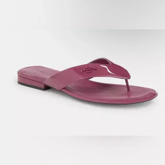 COACH FLAT SANDALS 9.5 - Picture 1 of 11